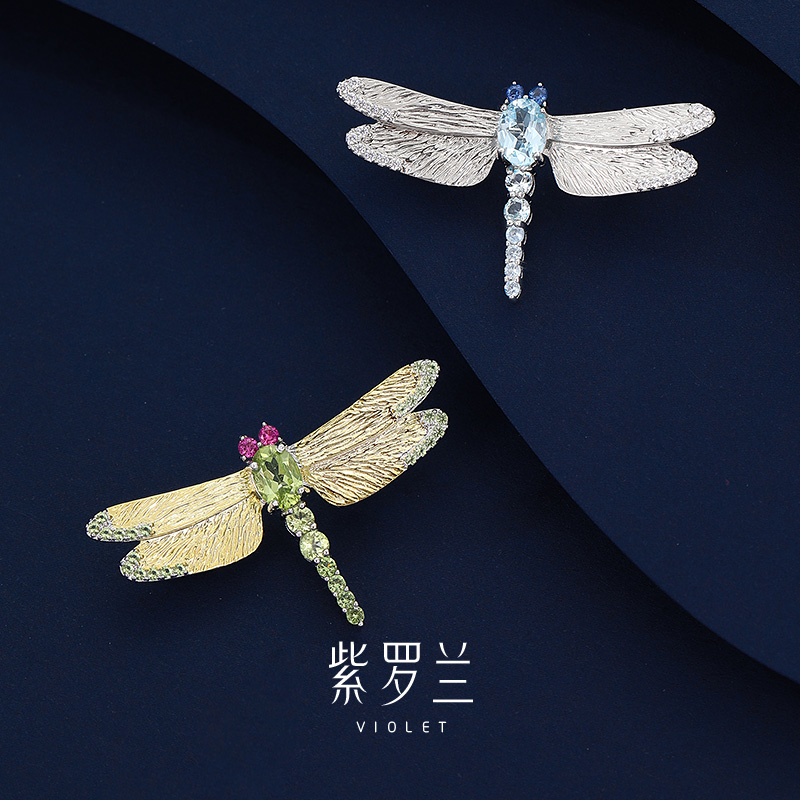 【紫罗兰正版】栢之蜓胸针