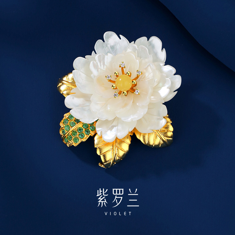 【紫罗兰正版】柏薇胸针