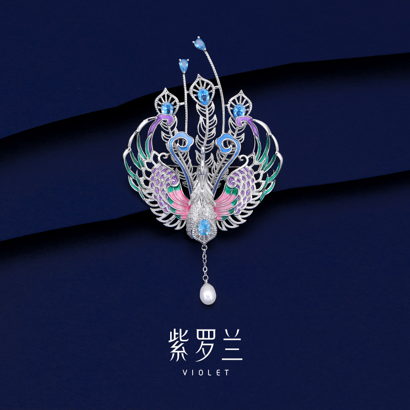 【紫罗兰正版】精凰胸针