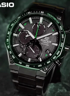 CASIO卡西欧太阳能动力蓝牙链接休闲防水男腕表EQB-1100XYDC-1APR