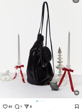 原血统订单2025新款韩国女包athe车静媛同款多功能拉链斜挎双肩包