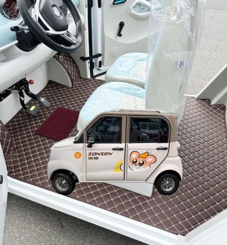 宗申乐宝脚垫四轮电动车脚垫脚踏地垫耐磨加厚防水防滑皮革脚垫