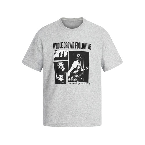 潮牌美式大码短袖男t恤夏季复古街头人物印花重磅时尚半袖上衣