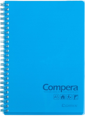 齐心PP面双螺旋笔记本子A5/A7