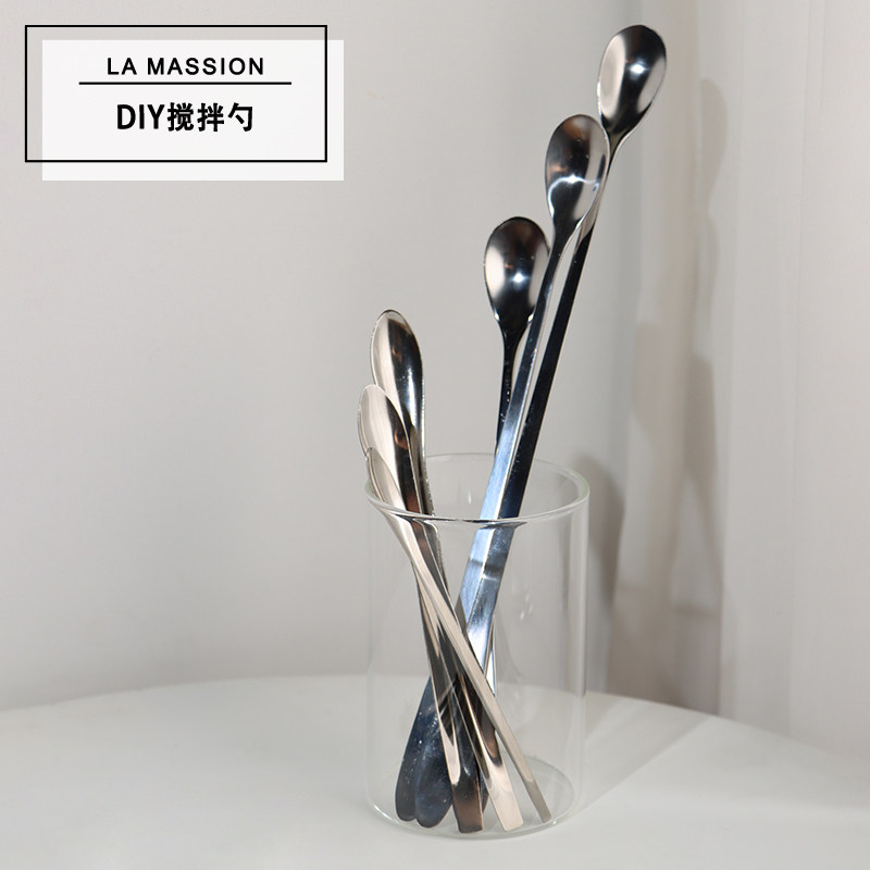 DIY香薰蜡烛石膏制作工具401不锈钢搅拌勺融蜡化蜡工具长柄小勺子,厨房/烹饪用具,搅拌棒,淘宝优惠券,粉丝福利购,淘宝优惠卷
