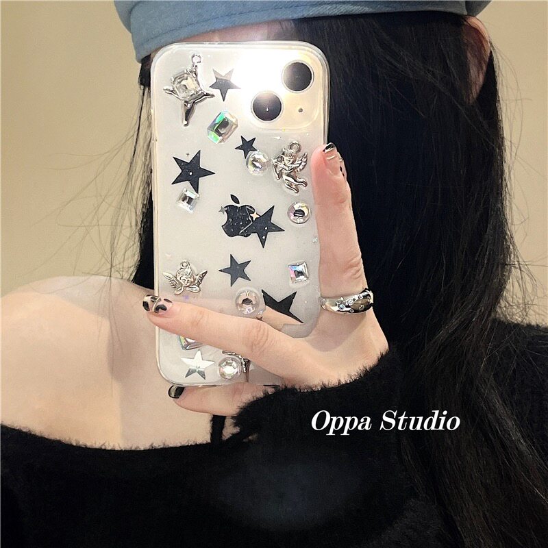 iphone系列甜酷星星钻石