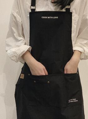 Heymen黑门 COOK WITH LOVE 加点爱 厨房餐厅简约一条百搭的围裙