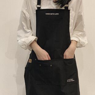 Heymen黑门 COOK WITH LOVE 加点爱 厨房餐厅简约一条百搭的围裙