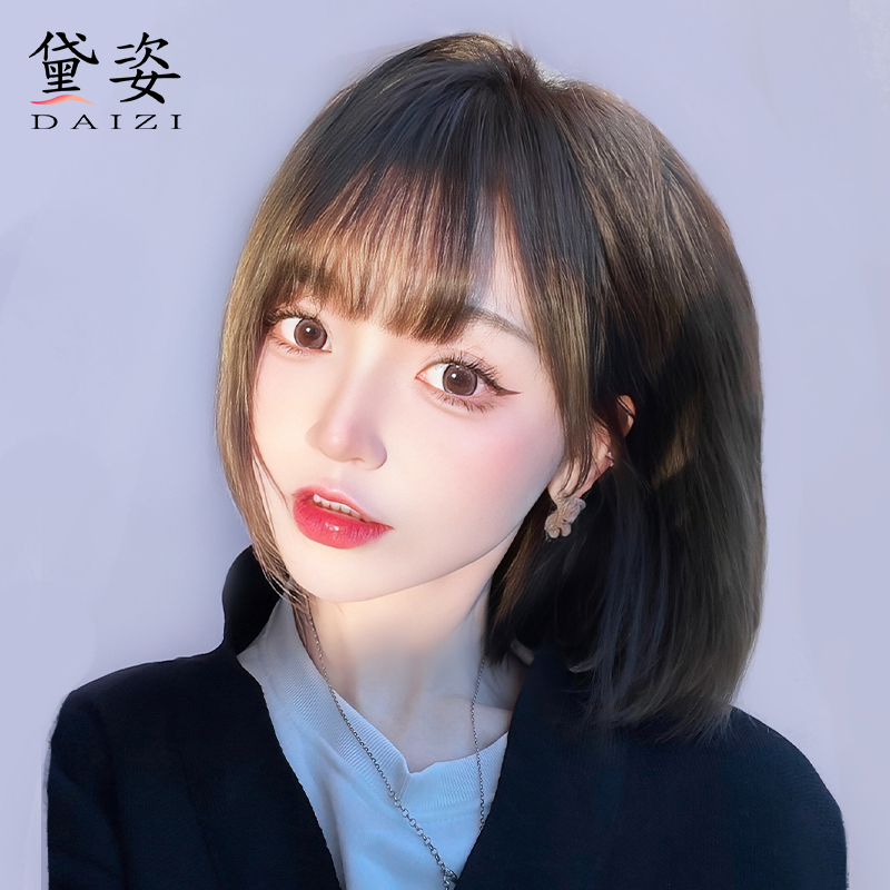 黛姿高温丝甜美可爱假发女全头套