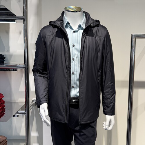 路卡迪龙秋冬7D带帽超轻薄棉服男