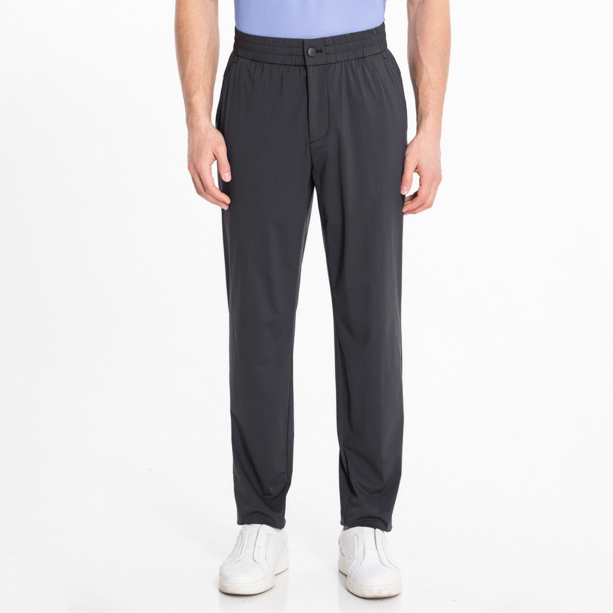 路卡迪龙夏季高弹抗皱薄款速干松紧纽扣男士休闲运动裤 144243191 - 路卡迪龍 Z家的衣橱出品