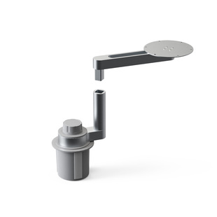 车载悬浮桌板铝合金属支架底座配件通用 支撑架悬臂小桌面1/4螺丝