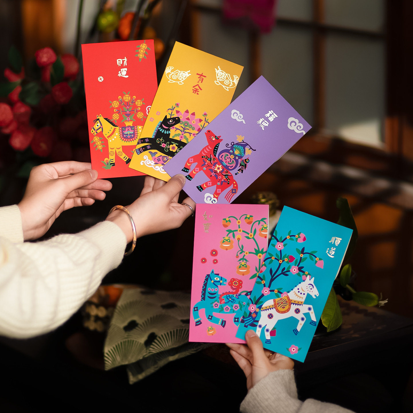 2026马年大红包袋卡通国潮创意可挂门过新年春节压岁钱利是封,节庆用品/礼品,红包/利是封,淘宝优惠券,粉丝福利购,淘宝优惠卷