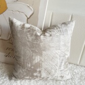 现代简约美拉德咖色系靠垫客厅沙发抱枕套飘窗床头靠枕套不含枕芯