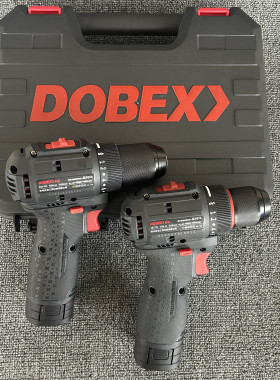 多倍16V锂电无刷双速电钻JZ1610自锁棘轮铁夹头55N大扭力工业级