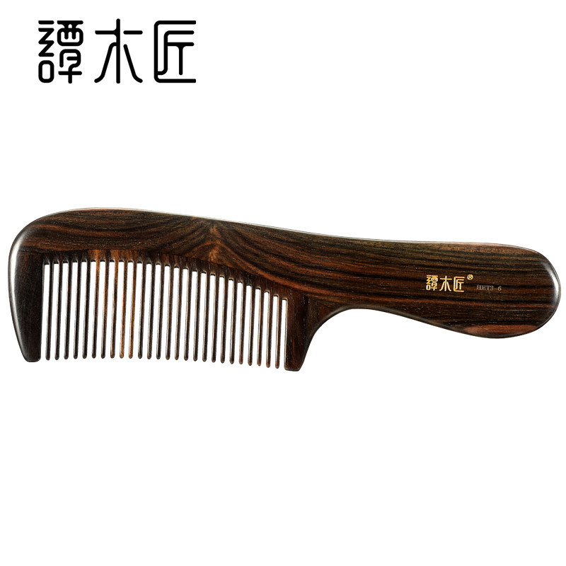 谭木匠天然黑檀木梳子礼盒HET3-6图片