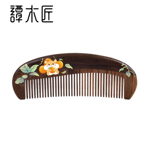 谭木匠木梳天然材质礼盒布袋包装