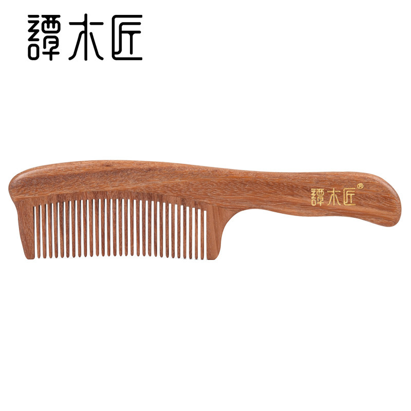 谭木匠新品天然按摩木梳合木梳0203个人清礼品梳送亲友长辈图片