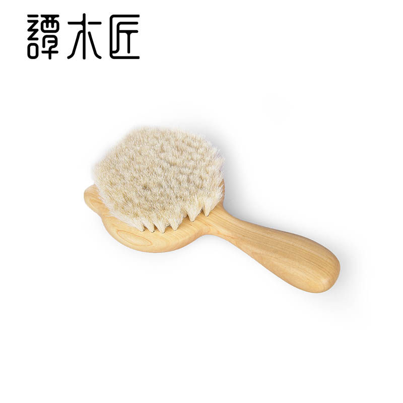 TAN CARPENTER  베이비 헤어 브러시 MEOW MI MI 천연 마사지 빗 휴대용 빗  특수 빗 태아 헤어 빗