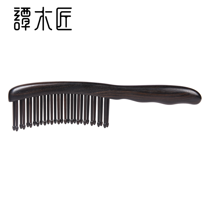 谭木匠母亲节新品礼盒HET插齿梳静泊按摩经络头皮创意礼物