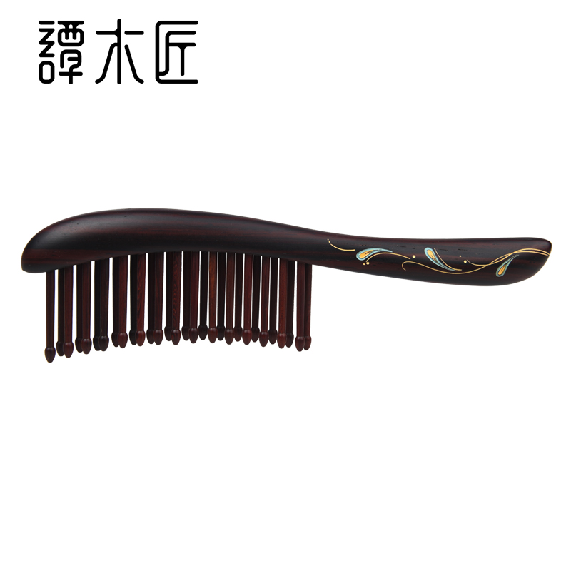 谭木匠插齿高档材质按摩护理梳