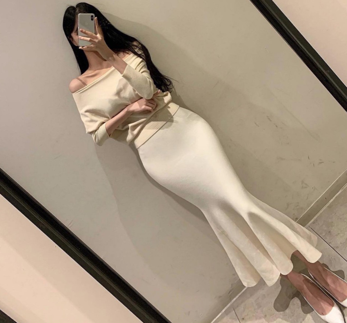 代购长裙紧身性感包臀显瘦