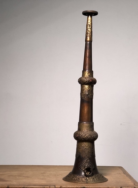 A纯铜工艺法器摆件香薰炉苏工炉 创汇时期外销老铜艺皮色包浆老辣