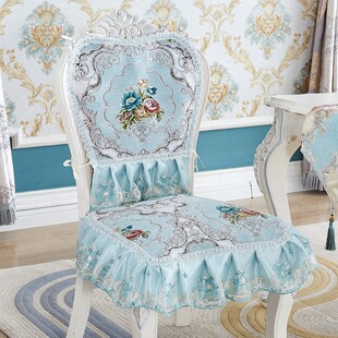 欧式餐桌椅子套罩长方形餐椅垫靠背四季家用酒店布艺餐桌椅坐垫