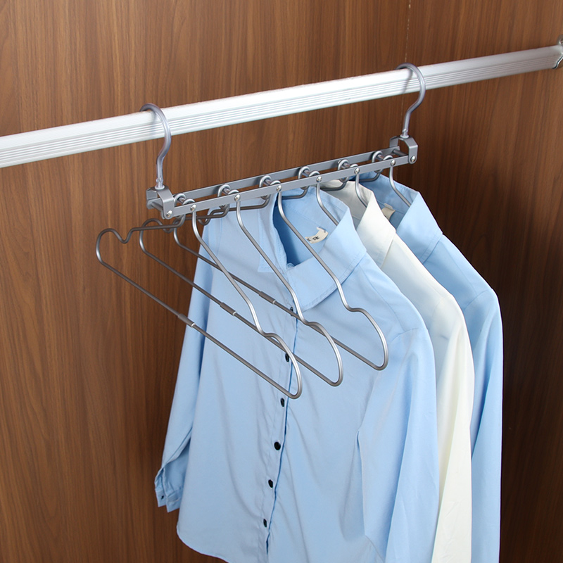 折叠晾衣架家用魔术衣架晒衣挂钩多功能多层收纳衣架省空间裤架子