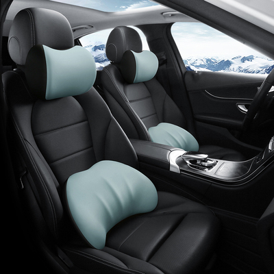 汽车头枕护颈枕车用靠枕车载颈椎座椅腰靠垫车护腰女神一对装枕头