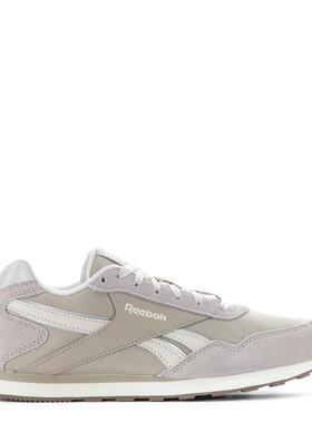 代购Reebok锐步女士跑步鞋缓震透气舒适运动鞋浅灰色白色鞋底