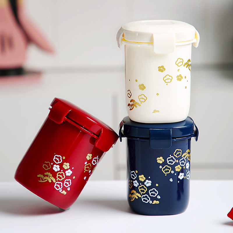 盛粥杯汤杯密封燕麦便携士早餐喝粥的杯子防漏汤盒汤罐携带上班族