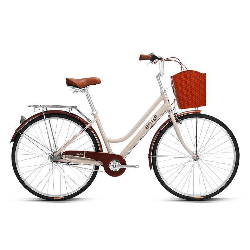 邦德富士达女式自行车轻便款通勤超轻内变速上班代步禧玛诺内三速