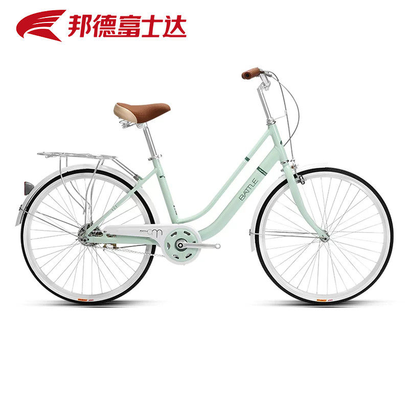 邦德富士达女士自行车铝合金车架24/26寸女式单车上班骑轻便款女