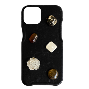 宝石花蕊适用于iPhone17ProMax手机壳苹果14PLUS硬XSmax防摔秋冬16pro皮纹11pro女款气质苹果12/15pro保护套