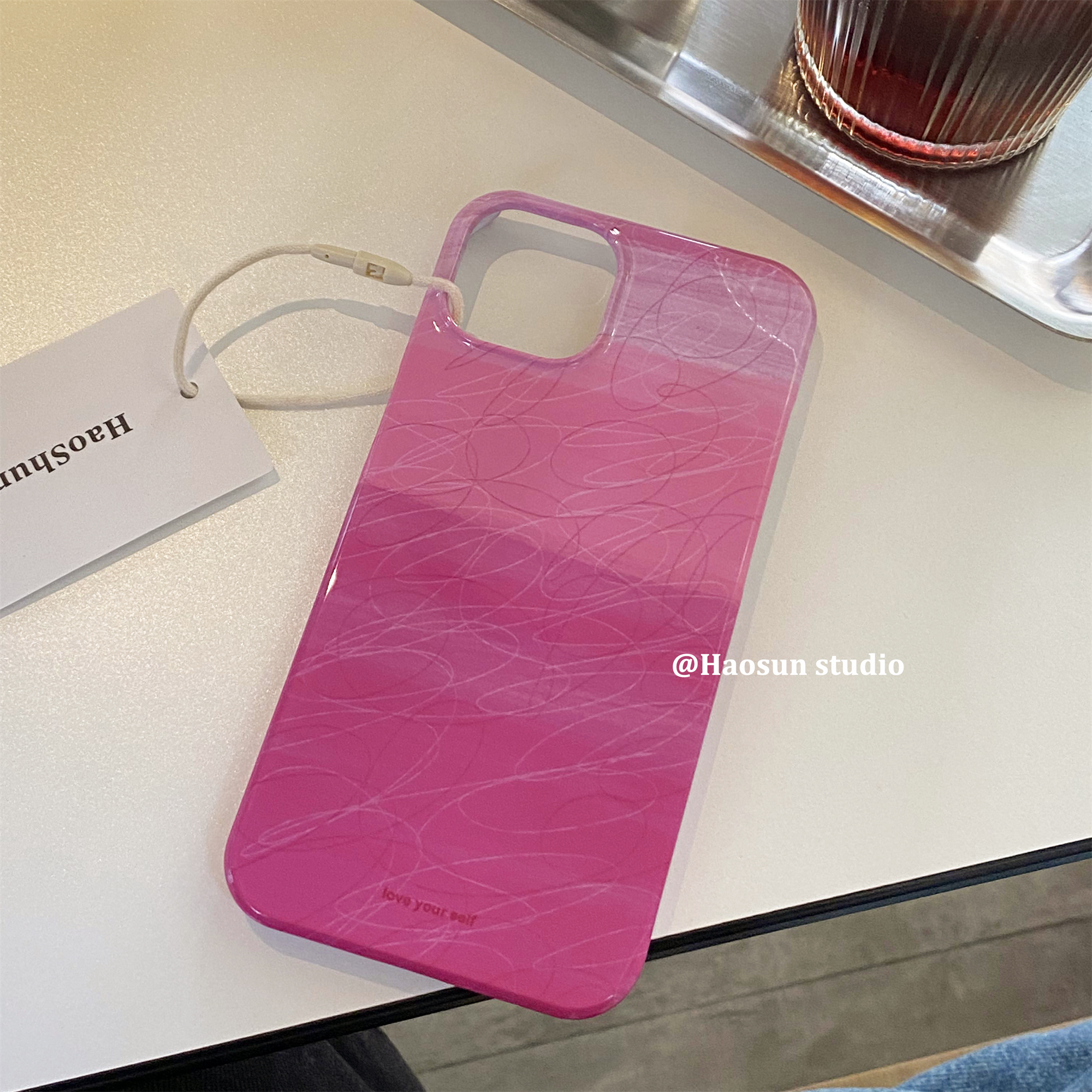 三星S21亚克力个性半包硬手机壳