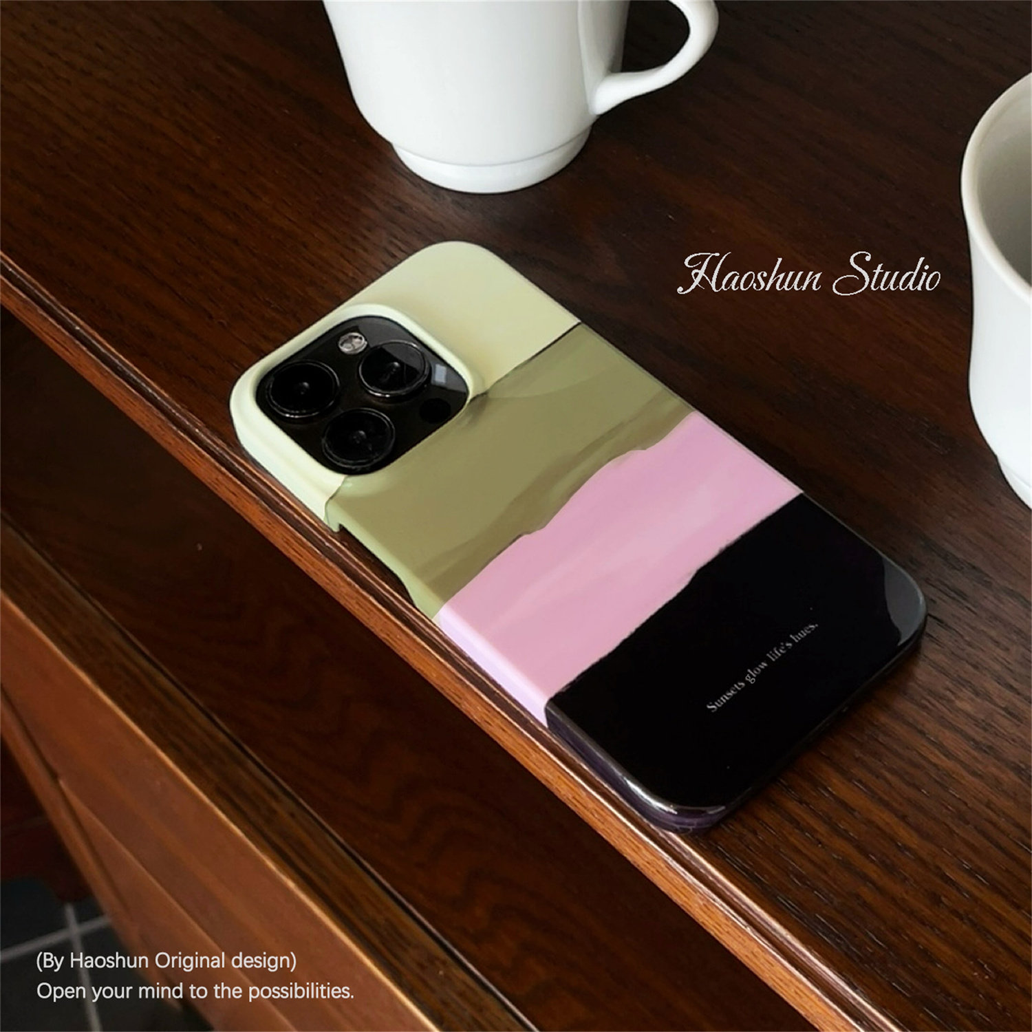 芦荟淡玫适用于iphone13promax苹果12/11/16PROMAX手机壳光面菲林苹果15PRO/14PRO小众创意17/Air/14plus硬壳