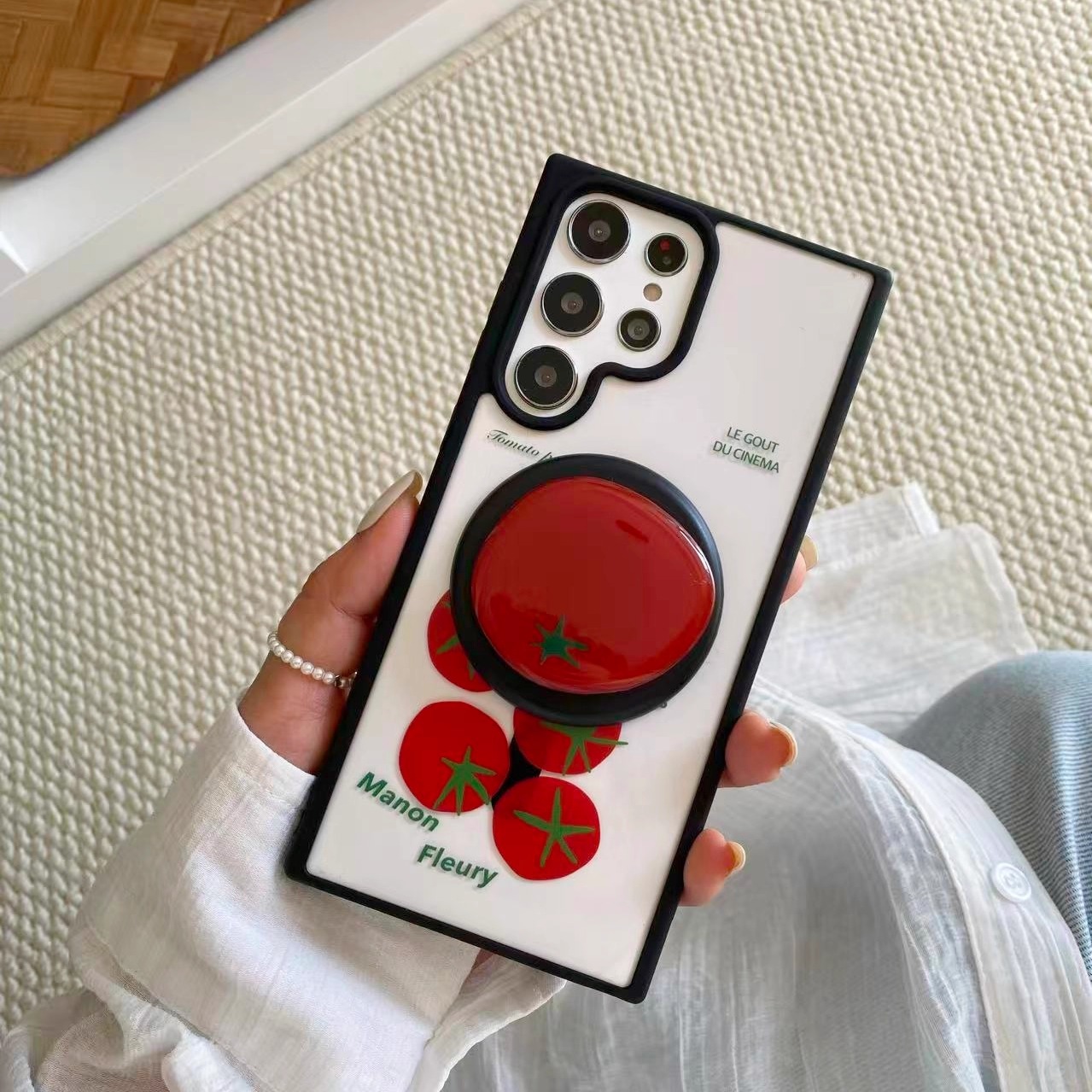 三星s24+全包磁吸小众透明