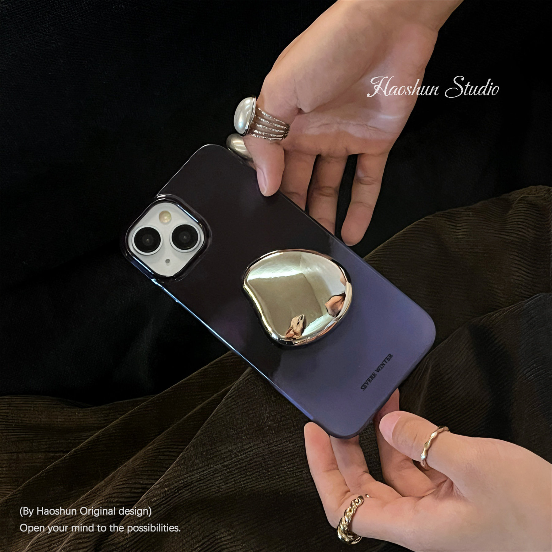 iPhone16pro光面菲林小众硬壳