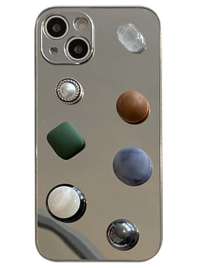 iPhone镜面中古风全包保护套