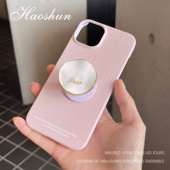 11手机壳光面菲林硬壳苹果15PRO 白瓷粉线适用于iphone16 17promax苹果12PRO 14PROMAX半包13mini防摔保护套