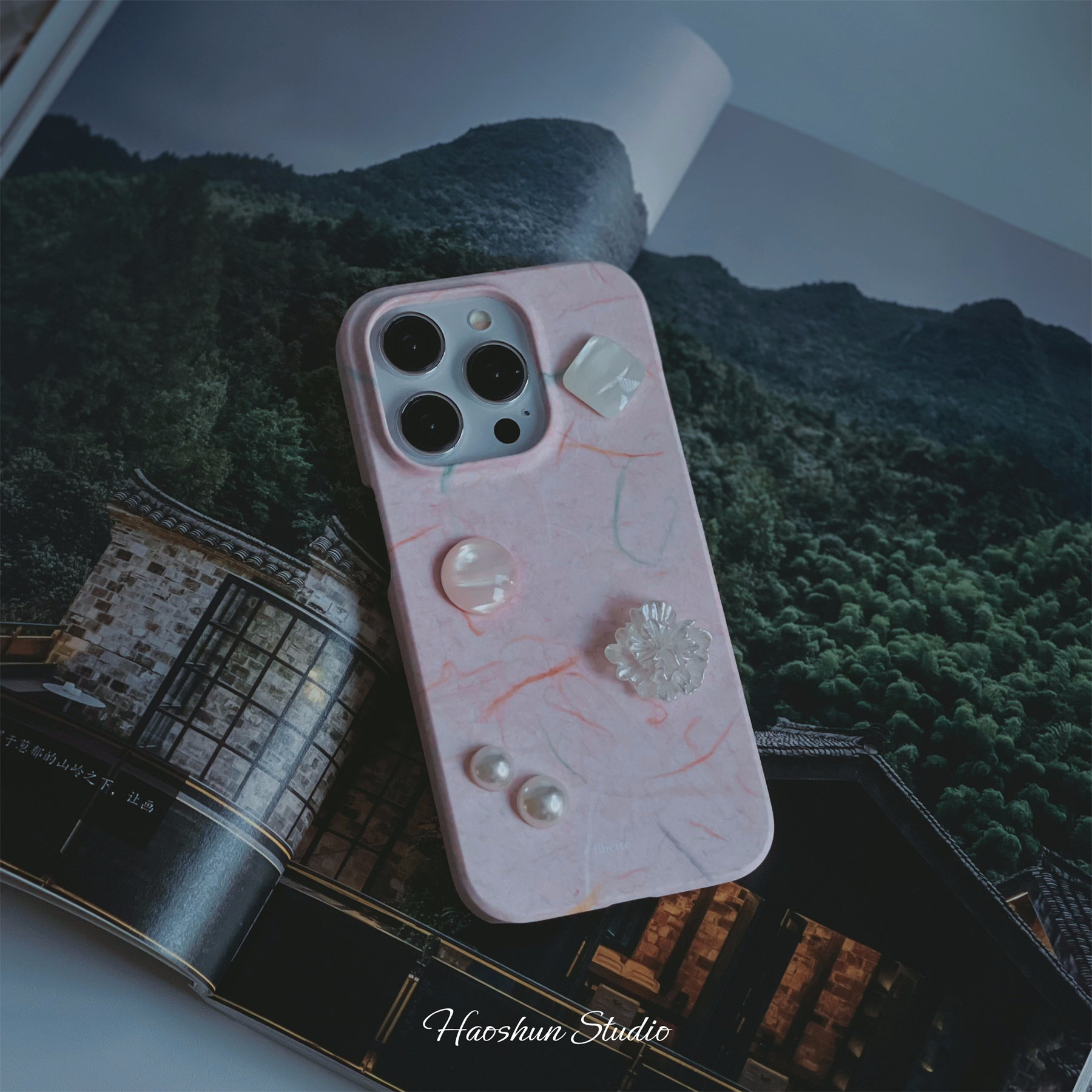 粉宣纸适用于三星S22Ultra磨砂菲林手机壳S26+小众S21Ultra/s25ultra硬壳s21+手机壳S25+/s23ultra小众创意