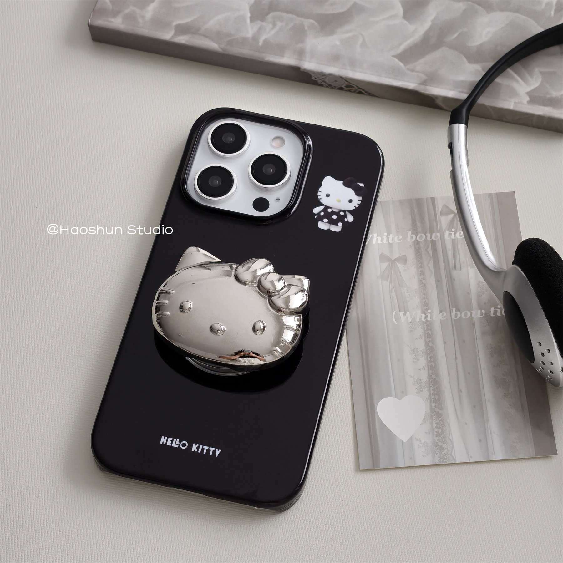 波点KT适用于三星S24Ultra手机壳S21Ultra小众S23防摔S22+光面菲林硬壳S21+/s23ultra创意可爱三星S25ULTRA