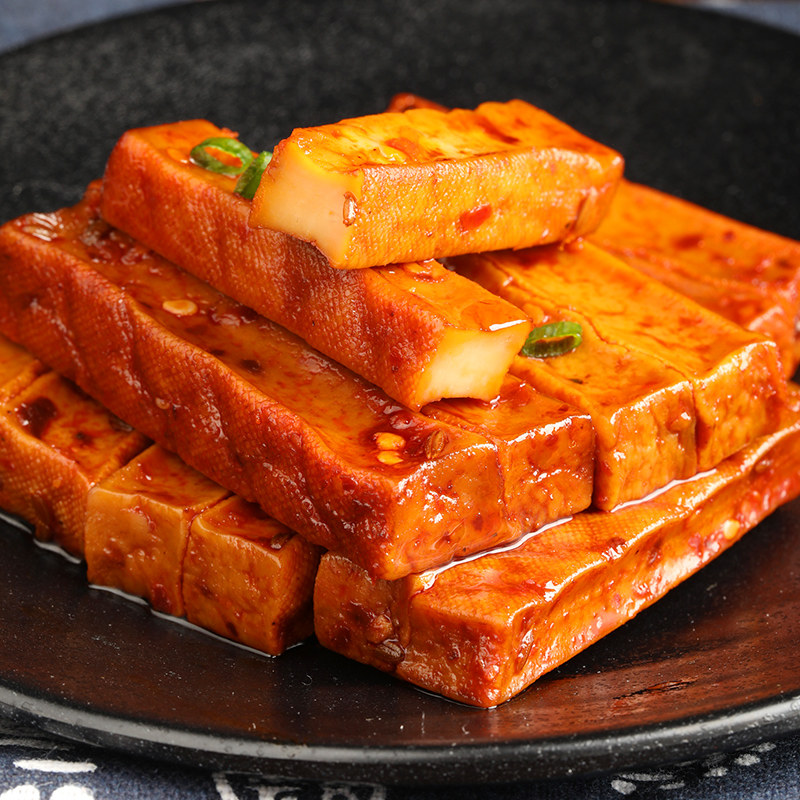 湖南特产500g武冈即食香辣豆干