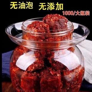 湖南新化特产曾姐豆腐乳麻辣香辣农家自制霉豆腐无油开味下饭菜罐