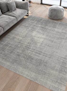 2025轻奢地毯客厅高级沙发茶几垫北欧卧室家用新款灰色极简ins风