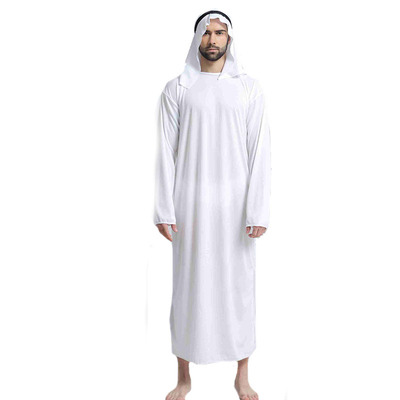 万圣节阿拉伯服装迪拜中东土豪长袍生日聚会搞笑网红派对衣服道具