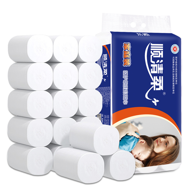 5卫生纸顺清柔顺清柔大卷