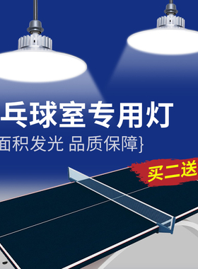 乒乓球室专用灯无影灯室内照明灯羽毛球馆led灯防眩目台球桌吊灯