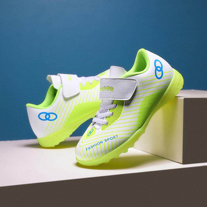 6-12岁儿童专业足球鞋tf碎钉鞋魔术贴中小学生男女童训练专用球鞋